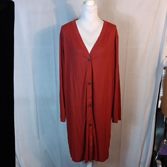 Lane Bryant Lightweight Button-Up Cardigan - Picture 1 of 7